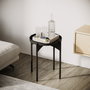 Hanah Home Shb-002-A Mesa de centro de metal negra